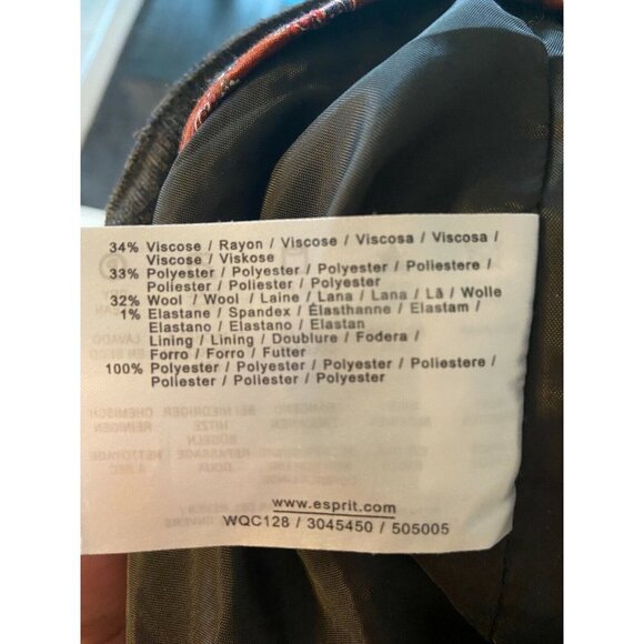 Espirit Wool Blend Dress Pants US Size 2 - Picture 9 of 10